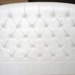 Ντυμένο διπλό κρεβάτι Αλκηστις με στράς