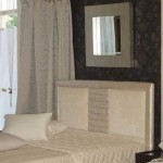 Ντυμένο διπλό κρεβάτι Διόνη