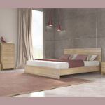 Ξύλινο κρεβάτι Ξ1