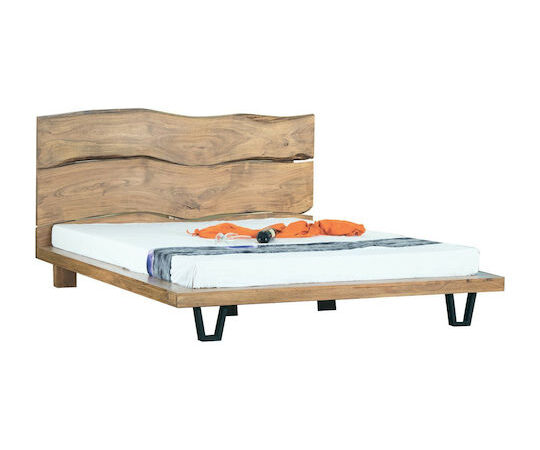 ROYAL κρεβάτι ξύλινο διπλό