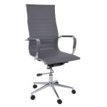 ΕΟ276,3 BF3300 Manager Armchair Dark Grey Pu