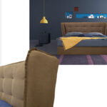 Κρεβάτι ντυμένο Ίκαρος