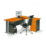 Desk δεξιά ή αριστερή SUPERIOR COMPACT 180x70x150x60cm DG Cherry