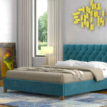 Διπλό ντυμένο κρεβάτι 163