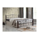 ADEL κρεβάτι διπλό Μέταλλο Ξύλο Ε8206