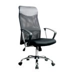 Πολυθρόνα Διευθυντή Pu Μαύρο - Mesh Μαύρο ΕΟ502,1