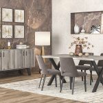 Τραπεζαρια σετ με μπουφέ Ν6