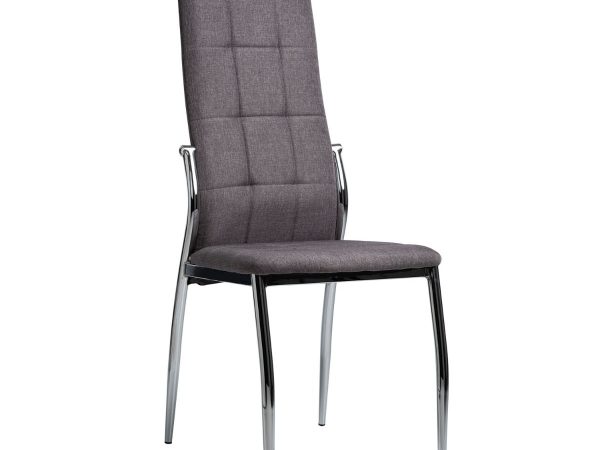 Καρέκλα Silvy Fabric Γκρι 300-095