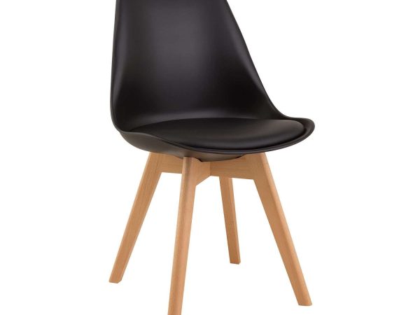 Καρέκλα Demy Μαύρο 300-116