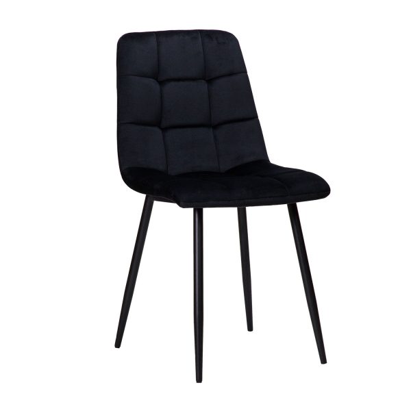Καρέκλα Loris Μαύρο 300-036
