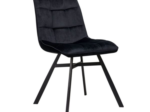 Καρέκλα Simona Μαύρο 300-236