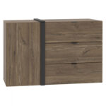 ΣΥΡΤΑΡΙΕΡΑ ΜΕ ΝΤΟΥΛΑΠΙ FB98810 ΚΑΡΥΔΙ ΓKΡΙ 114,9x42,5x80 εκ.