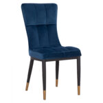 ΚΑΡΕΚΛΑ SAMMY ΜΕ ΜΠΛΕ ΒΕΛΟΥΔΟ & ΜΑΥΡΟ ΜΕΤΑΛΛΙΚΟ ΣΚΕΛΕΤΟ FB98722.08