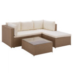 ΣΑΛΟΝΙ ΓΩΝΙΑ ΜΕΤΑΛΛΙΚΟ 2ΤΜΧ ΜΕ WICKER ΣΕ ΚΑΠΟΥΤΣΙΝΟ ΑΠΟΧΡΩΣΗ FB95279.11