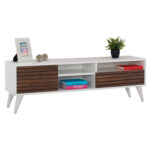 ΕΠΙΠΛΟ ΤΗΛΕΟΡΑΣΗΣ KASHTON ΚΑΡΥΔΙ-ΛΕΥΚΟ FB99151