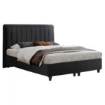 ΚΡΕΒΑΤΙ ΑΠΟ ΜΑΥΡΟ ΒΕΛΟΥΔΟ FB9618.04