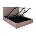 ΚΡΕΒΑΤΙ FB9584.02 160x200 εκ. ΜΕ ΑΠΟΘΗΚΕΥΤΙΚΟ ΧΩΡΟ ΜΠΕΖ ΥΦΑΣΜΑ