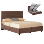 ΚΡΕΒΑΤΙ ΜΕ ΑΠΟΘΗΚΕΥΤΙΚΟ ΑΠΟ ΚΑΦΕ ΒΕΛΟΥΔΟ FB9623.02