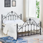 ΚΡΕΒΑΤΙ ΜΕΤΑΛΛΙΚΟ 150x200 εκ. ΜΑΥΡΟ ΧΡΩΜΑ FB9576.01