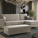 Γωνιακός Καναπές Κρεβάτι Lora EF