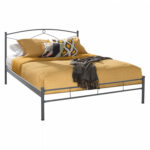 ΜΕΤΑΛΛΙΚΟ ΚΡΕΒΑΤΙ ΑΝΘΡΑΚΙ 150Χ200 FB9606