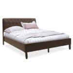 Κρεβάτι Sophia 108-000004 διπλό pu σκούρο καφέ 160x200εκ