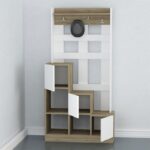 Έπιπλο εισόδου Πορτ-Μαντώ Yada 120-000091 χρώμα sonoma-λευκό