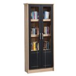 Βιτρίνα Naya 123-000152 φυσικό-ανθρακί