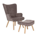 ALMA Ε7141,8 Πολυθρόνα - Μπερζέρα με Σκαμπό