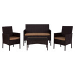 ΣΕΤ ΣΑΛΟΝΙ 4ΤΜΧ ΚΑΦΕ FB95290.01 ΜΕ ΜΑΞΙΛΑΡΙΑ