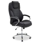 Καρέκλα γραφείου διευθυντή Macabo 033-000009 pu μαύρο