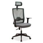 Καρέκλα γραφείου διευθυντή Oregon 069-000024 με mesh χρώμα ανθρακί