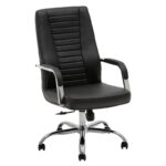 Καρέκλα γραφείου διευθυντή Palti 069-000061 PU μαύρο