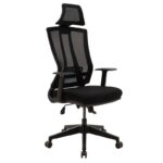 Καρέκλα γραφείου διευθυντή Edon 169-000010 ύφασμα mesh μαύρο