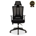 Καρέκλα γραφείου διευθυντή Dida 169-000003 ύφασμα mesh μαύρο