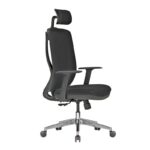 Καρέκλα γραφείου διευθυντή Sanford 169-000014 ύφασμα mesh μαύρο