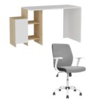 Φοιτητικό πακέτο επίπλων γραφείου Modern Study 1 200-000486 σετ 2 τμχ