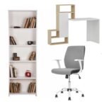 Φοιτητικό πακέτο επίπλων γραφείου Full Study 5 200-000495 σετ 3 τμχ