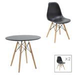 Φοιτητικό πακέτο επίπλων τραπεζαρίας Meal 200-000508 σετ 3 τμχ