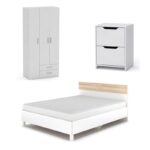 Φοιτητικό πακέτο επίπλων υπνοδωματίου Dreams 200-000520 σετ 3 τμχ