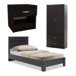 Φοιτητικό πακέτο επίπλων υπνοδωματίου Nap 2 200-000529 σετ 3 τμχ