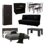 Φοιτητικό πακέτο πλήρους επίπλωσης Full House 3 200-000552 σετ 6 τμχ