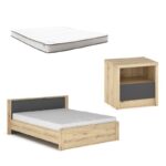Φοιτητικό πακέτο επίπλων υπνοδωματίου Dreams 4 200-000579 σετ 4 τμχ