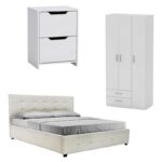 Φοιτητικό πακέτο επίπλων υπνοδωματίου Dreams 6 200-000599 σετ 3 τμχ