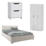 Φοιτητικό πακέτο επίπλων υπνοδωματίου Dreams 7 200-000600 σετ 3 τμχ