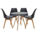 Φοιτητικό πακέτο επίπλων τραπεζαρίας Meal 7 200-000602 σετ 5 τμχ