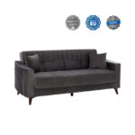 ΚΑΝΑΠΕΣ ΚΡΕΒΑΤΙ PORTMAN ΤΡΙΘΕΣΙΟΣ ΓΚΡΙ HM3247.01