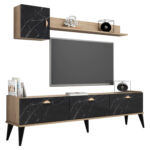 ΣΥΝΘΕΣΗ ΤΗΛΕΟΡΑΣΗΣ ΜΑΥΡΟ ΜΑΡΜΑΡΟ NATURAL WOOD HM9234.11