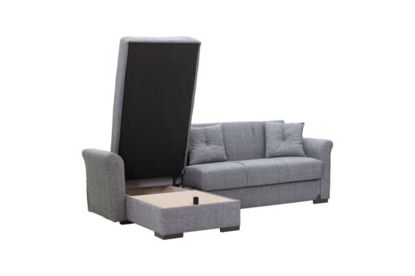 Γωνιακός καναπές-κρεβάτι Aster 144-000048
