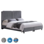 ΚΡΕΒΑΤΙ ΑΠΟ ΓΚΡΙ ΒΕΛΟΥΔΟ FB9629.10